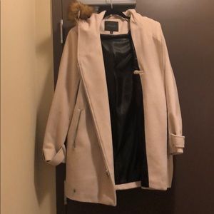 Marc New York peacoat with faux fur collar
